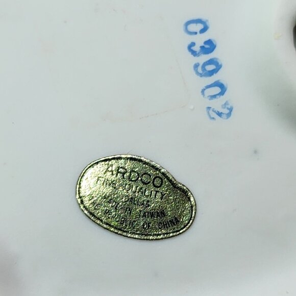 Vintage Ardco Bisque Porcelain Geisha Girl Figurine Hand Painted 9'' Taiwan - Picture 7 of 9